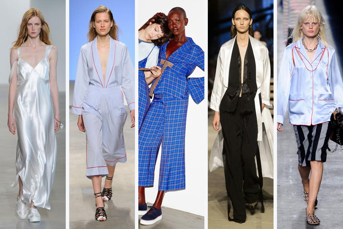 From left to right: Calvin Klein, Thakoon, Misha Nonoo, Givenchy and Alexander Wang.