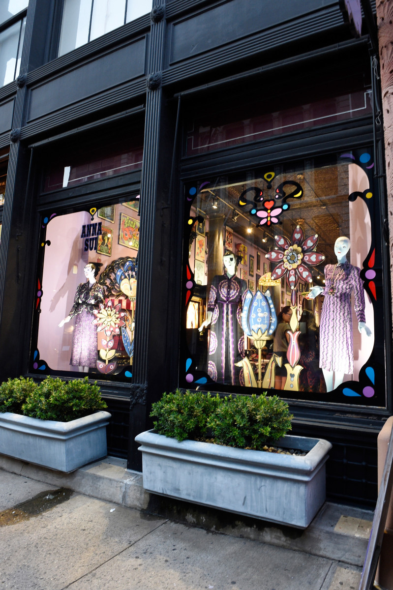 Outside Anna Sui's new store. Photo: Anna Sui