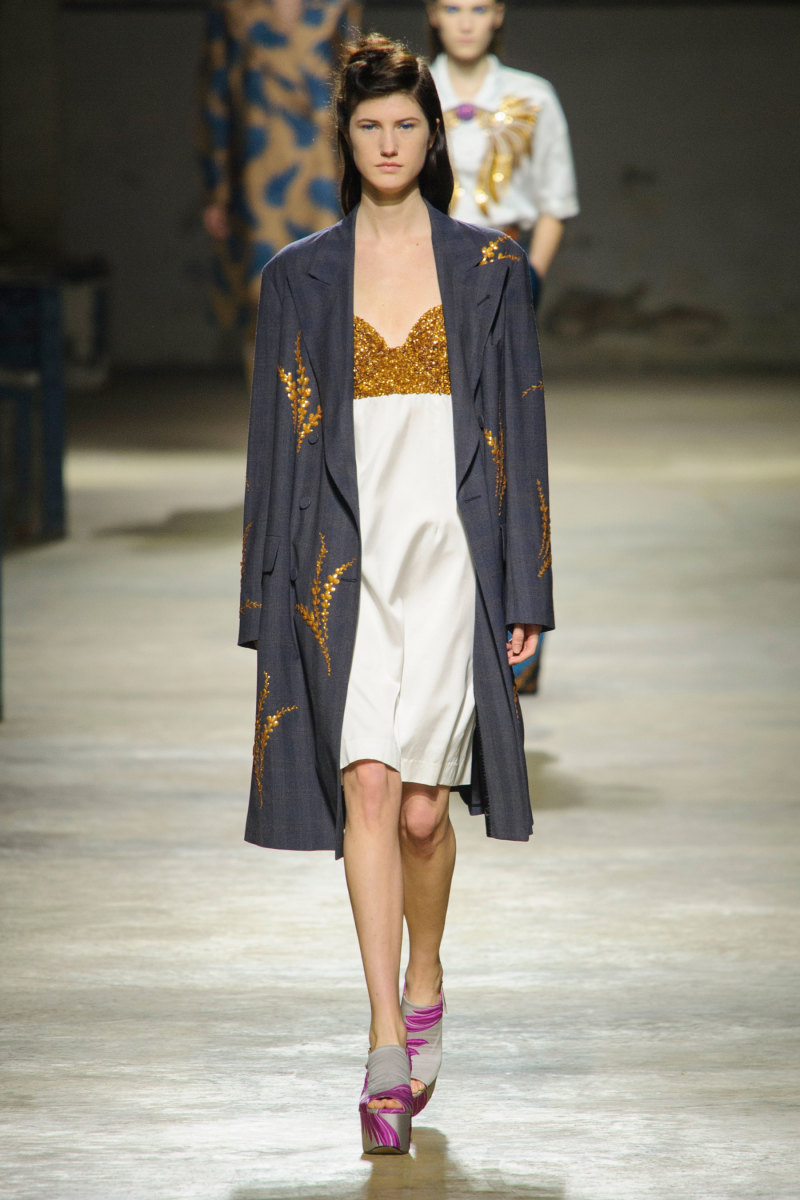 A look from Dries Van Noten's spring 2016 collection. Photo: Imaxtree