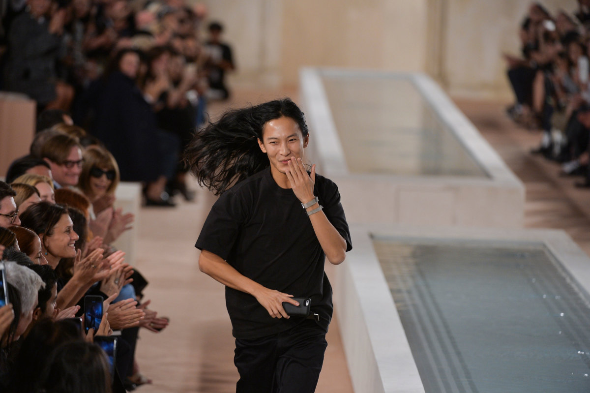 Alexander Wang (and Anna Wintour smiling in the back) Photo: Imaxtree