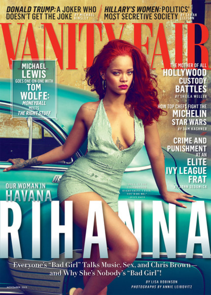 Rihanna Tells Vanity Fair She S Over The Naked Dressing Trend Fashionista