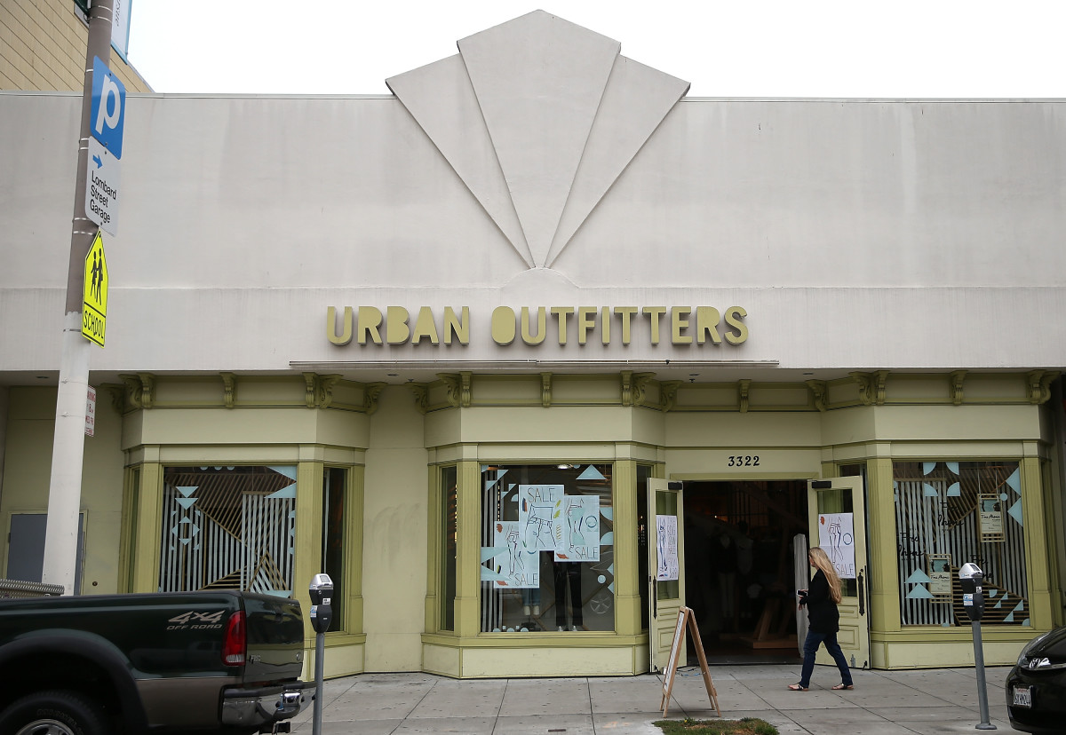 An Urban Outfitters store. Photo: Justin Sullivan/Getty Images