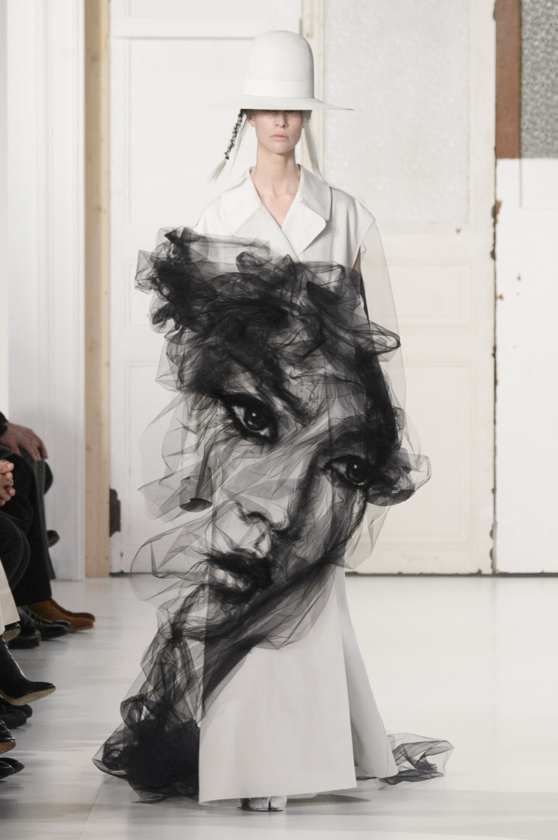 Galliano returns to fashion with Margiela couture collection