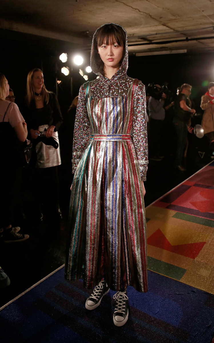 A look from Sadie Williams Fall 2017. Photo: John Phillips/Getty Images