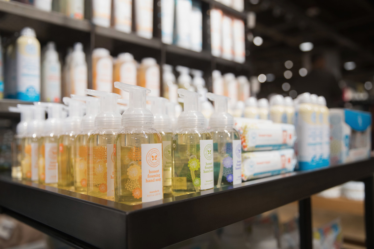 A display of The Honest Company products at Nordstrom Downtown Seattle. Photo: Mat Hayward/Getty Images for Nordstrom