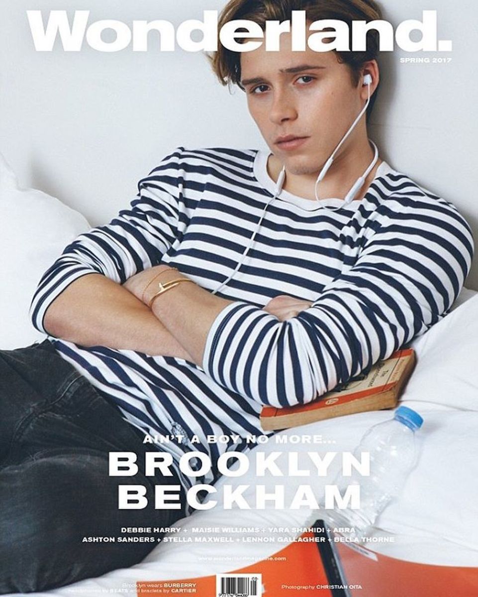 Brooklyn Beckham for "Wonderland"'s Spring 2017 issue. Photo: Christian Oita/"Wonderland"