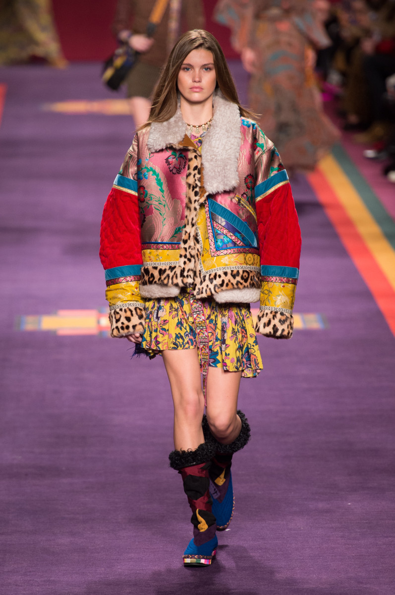 A look from the Etro Fall 2017 collection. Photo: Imaxtree
