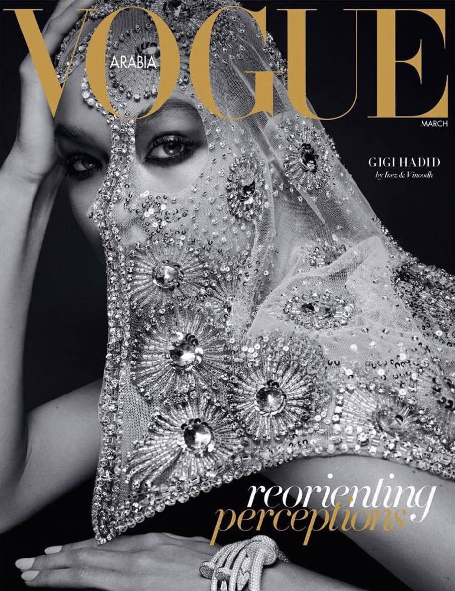 Gigi Hadid Stars on the Cover of the FirstEver Issue of 'Vogue' Arabia