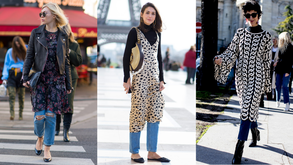 The Street Style Crowd Wore Blue Denim on Day 7 of Paris Fashion