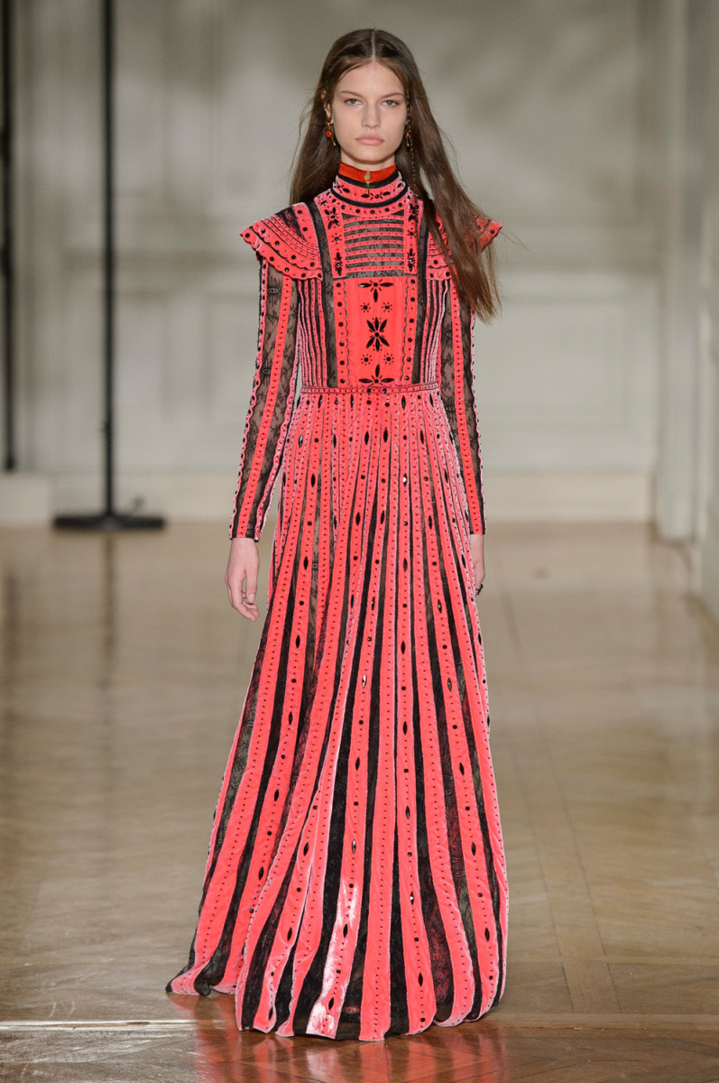 A look from the Valentino Fall 2017 collection. Photo: Imaxtree