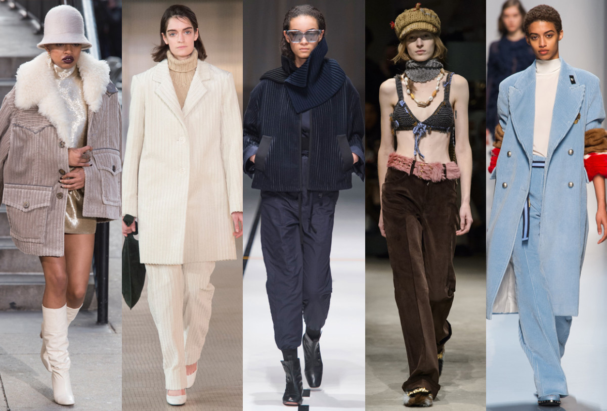 (L-R): Marc Jacobs, Lemaire, Sportmax, Prada and Ermanno Scervino. Photos: Imaxtree