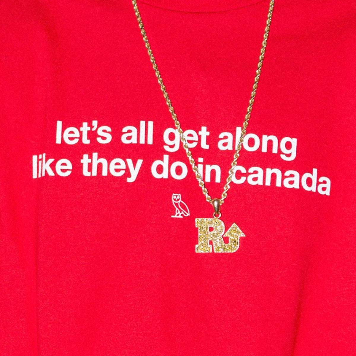 A piece from Drake's October's Very Own Fall 2016 merchadise. Photo: @welcomeovo/Instagram