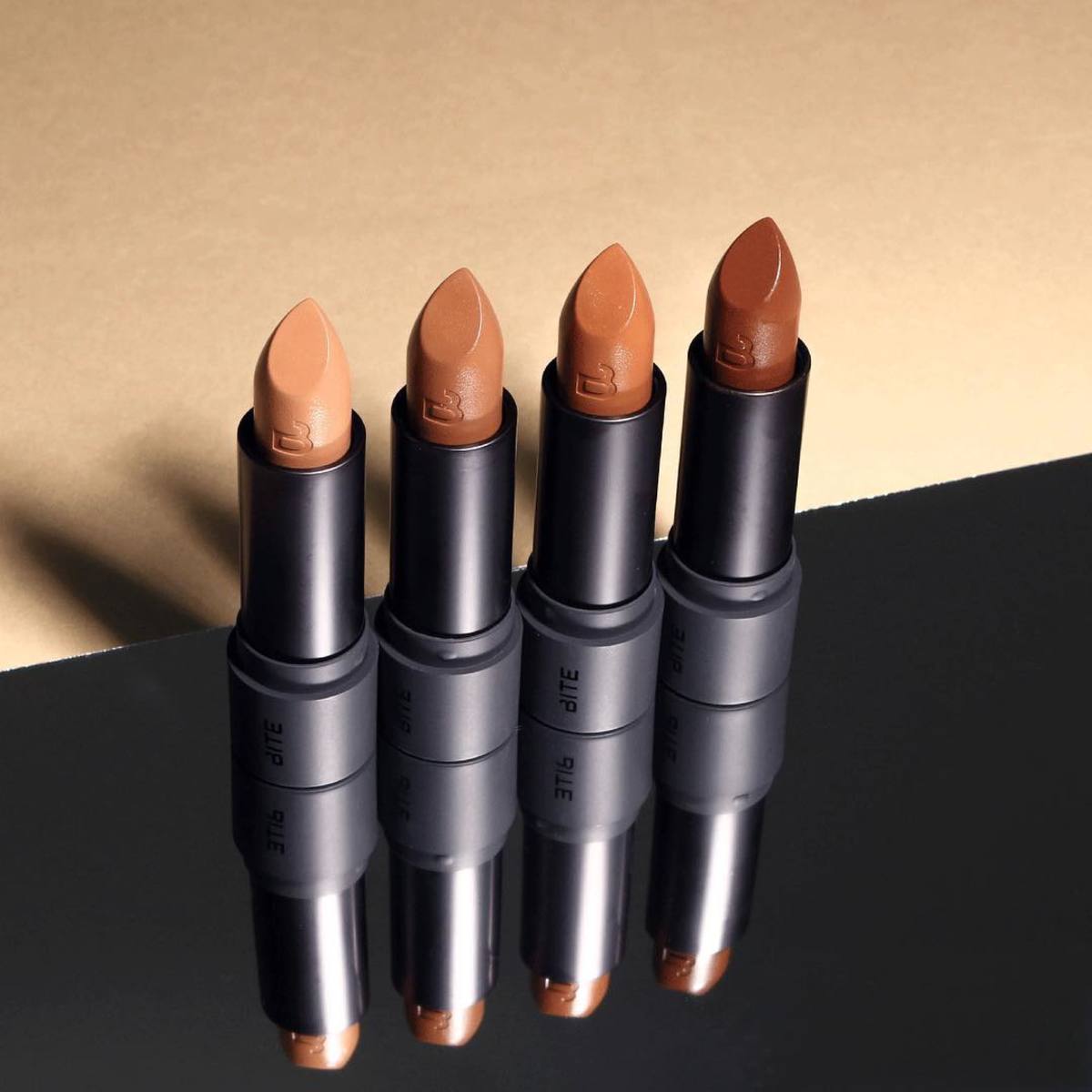 Bite Beauty's nude lipsticks. Photo: @bitebeauty/Instagram