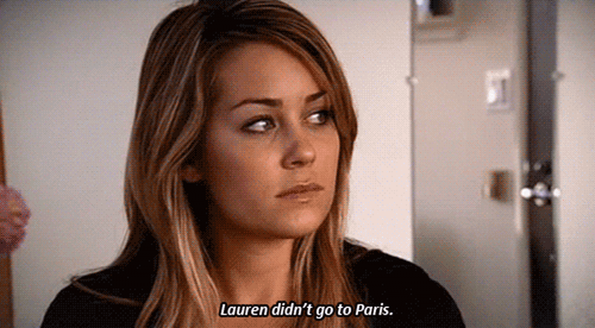 Don't be Lauren. 