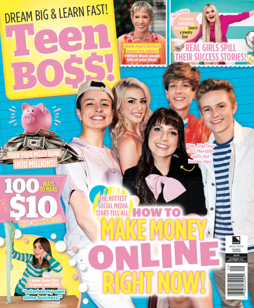 Meet Teen Boss A New Magazine For Entrepreneurs Under The Age Of - the first issue of teen boss photo bauer media