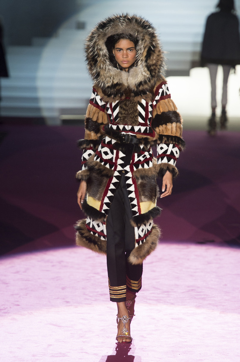 DSquared2's problematic "Squaw" Fall 2015 collection. Photo: Imaxtree