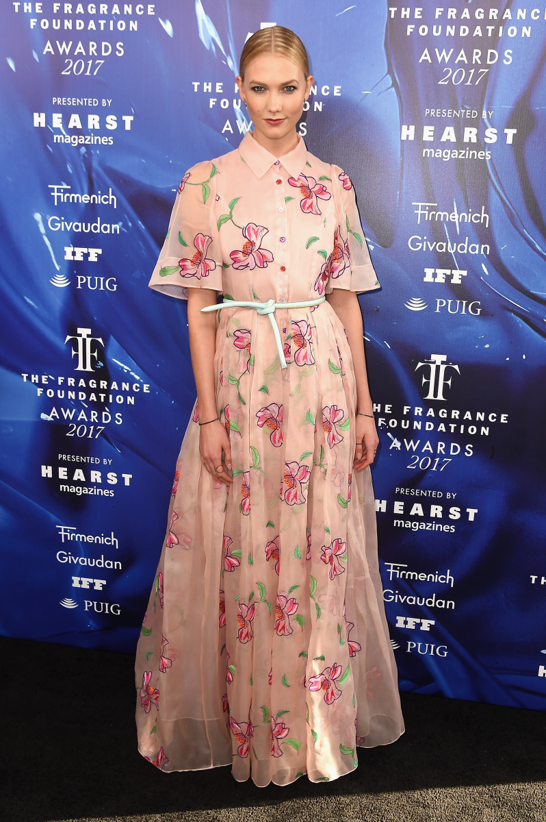 Karlie Kloss at the 2017 Fragrance Foundation Awards in New York City. Photo: Nicholas Hunt/Getty Images