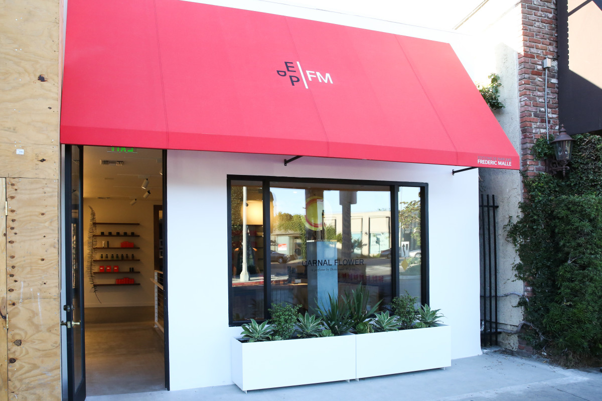 Outside Frederic Malle's new Los Angeles store. Photo: Marc Patrick for BFA.com