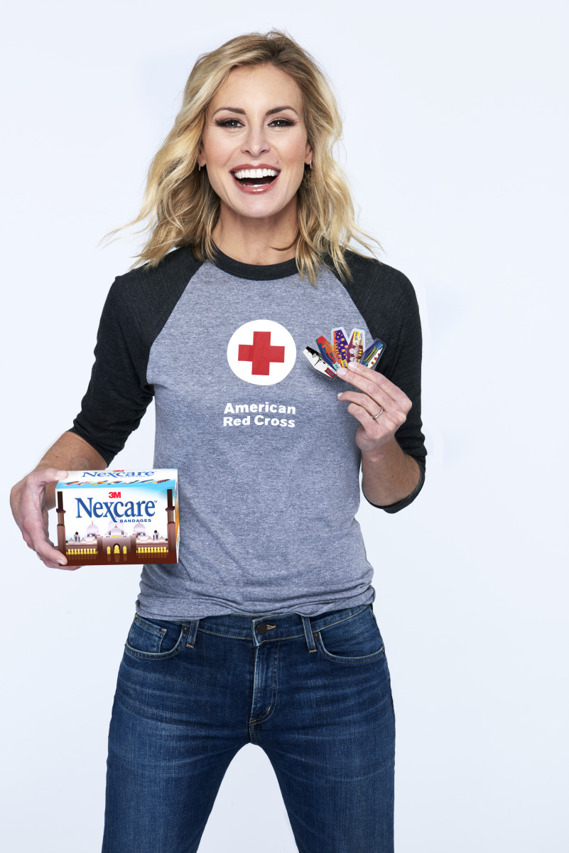 Niki Taylor for Nexcare Give and the American Red Cross. Photo: courtesy