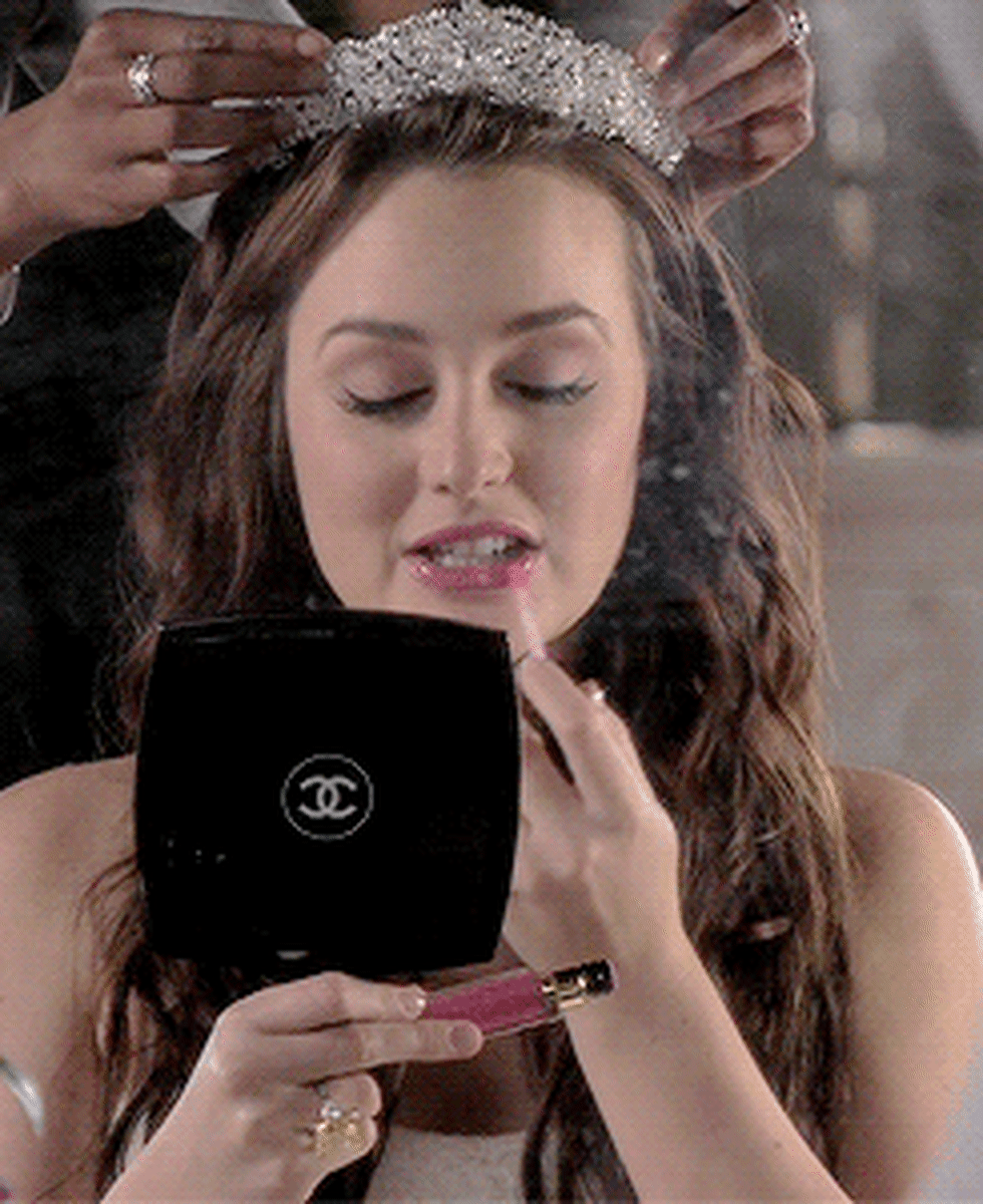 What goes better with a sparkling tiara than a shiny lip? 