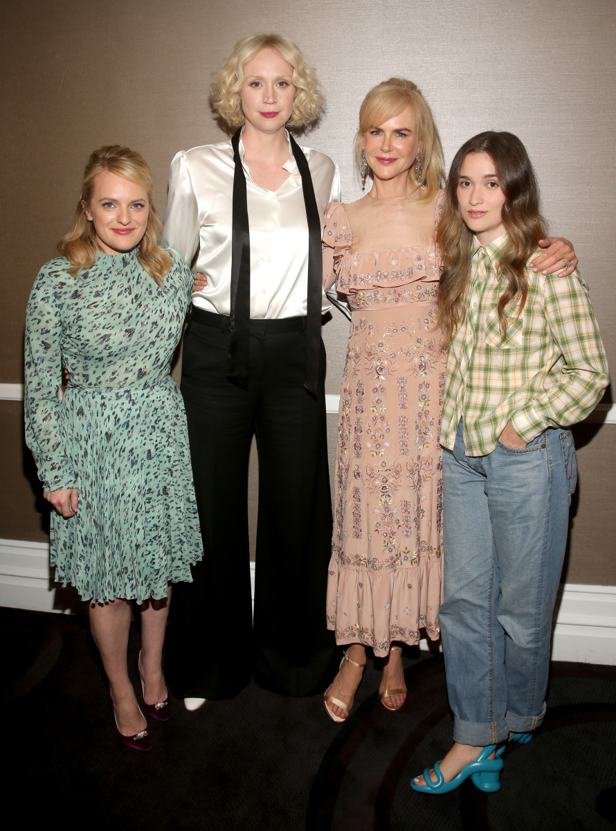 Elisabeth Moss, Gwendoline Christie, Nicole Kidman and Alice Englert from 'Top of the Lake: China Girl' Photo: Jesse Grant/Getty Images