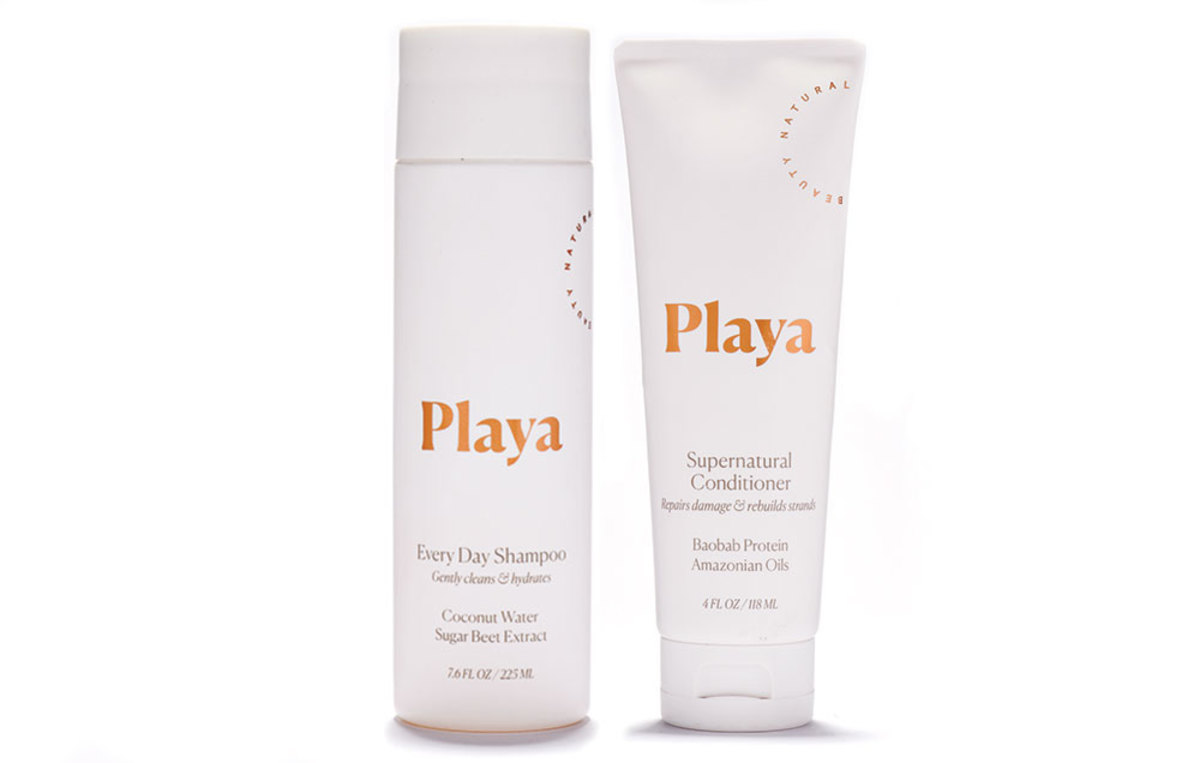 Playa Every Day Shampoo, $32 and Supernatural Conditioner, $34, available at Playa.