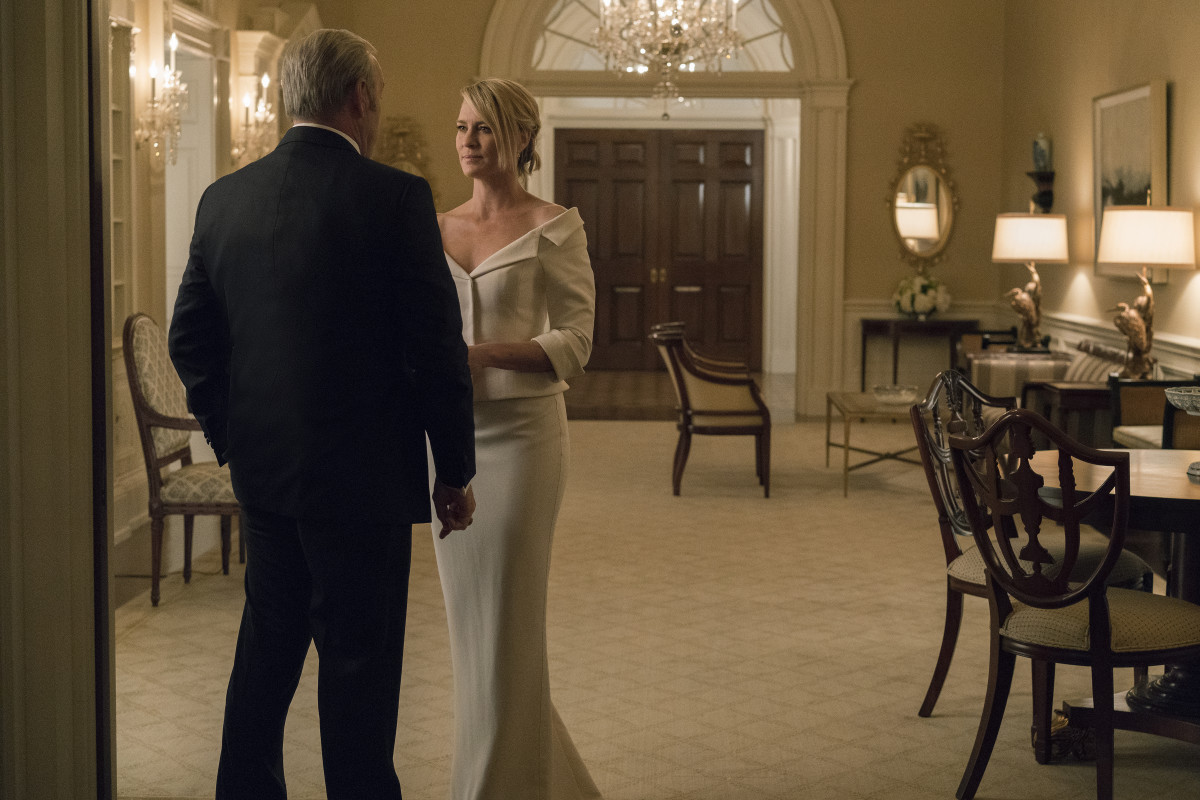 Frank (Kevin Spacey) and Claire Underwood (Robin Wright). Photo: David Giesbrecht / Netflix