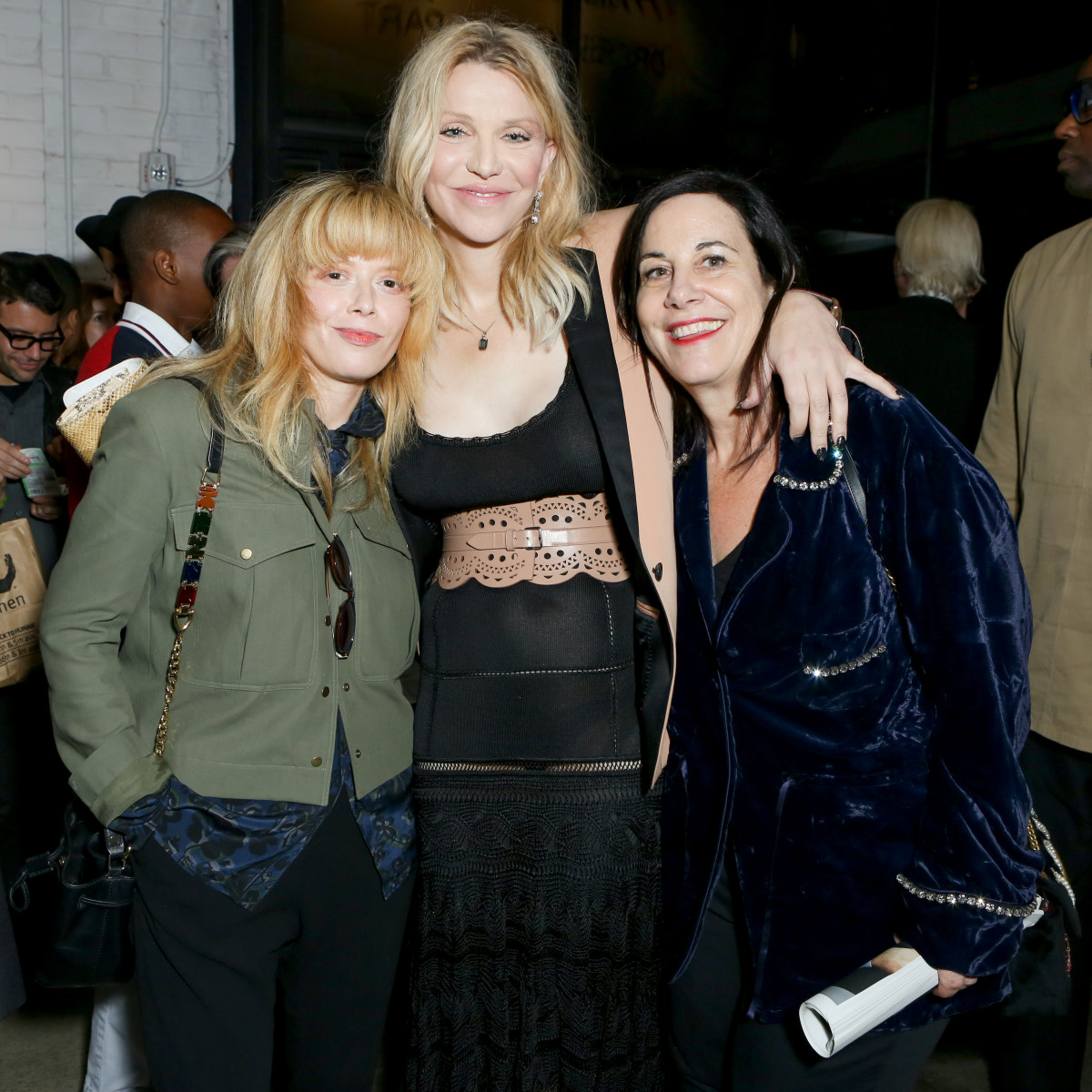 Natasha Lyonne, Courtney Love and Arianne Phillips at the screening of 'Dressing the Part' presented by Mr. Porter. Photo: courtesy Mr. Porter
