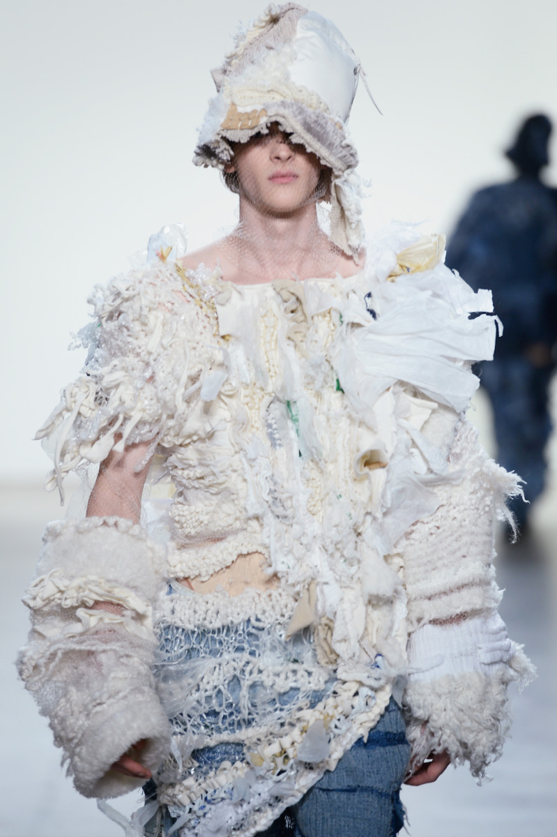 A look from Venus Lo's collection in the Parsons MFA show. Photo: Fernanda Calfat/Getty Images