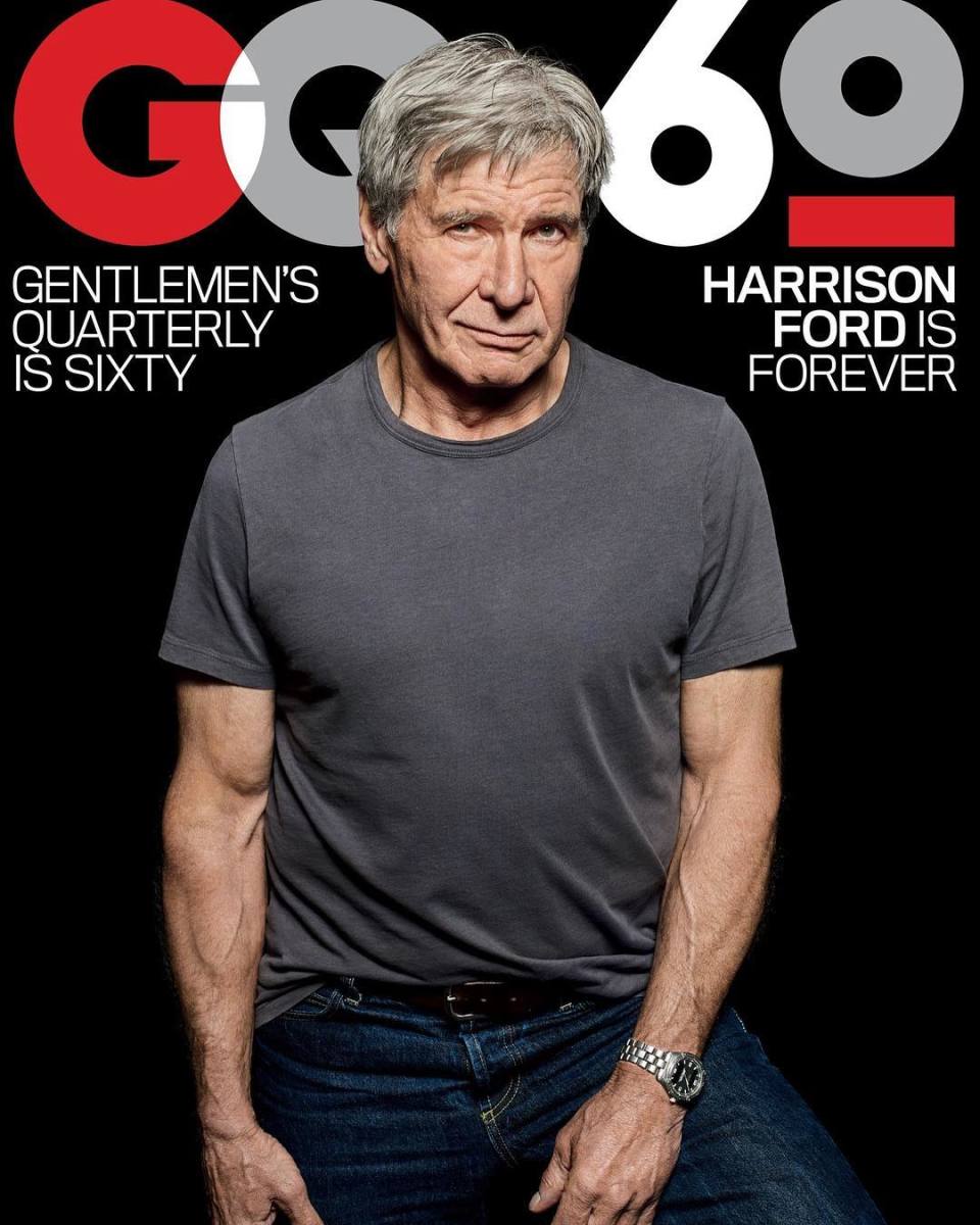Harrison Ford on the cover of 'GQ.' Photo: @GQ/Instagram