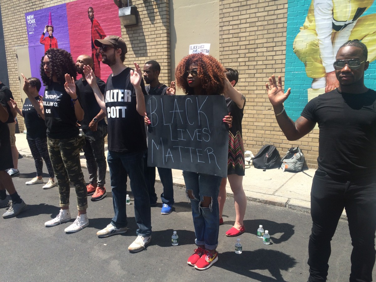 The Story Behind Tuesday's Black Lives Matter Protest at NYFW:M ...