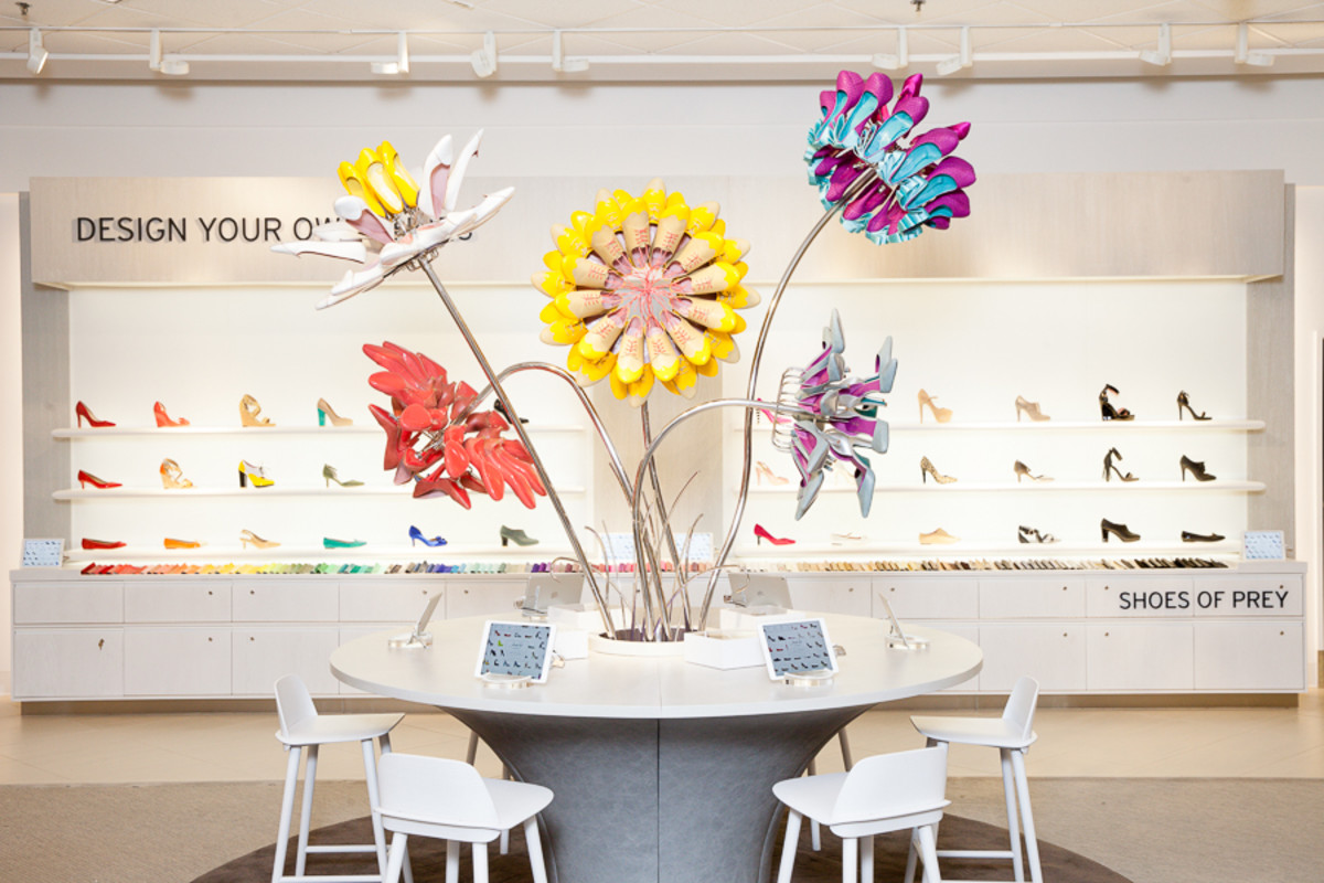 Nordstrom's Shoes of Prey boutique. Photo: Shoes of Prey