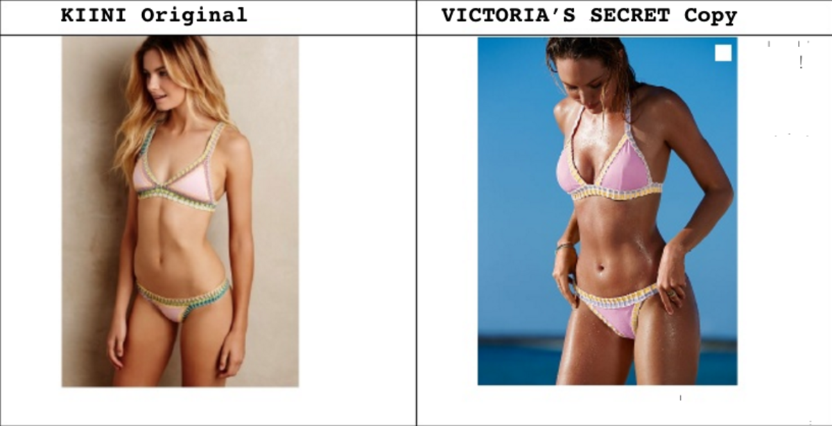 Photo from Kiini vs. Victoria's Secret court documents.