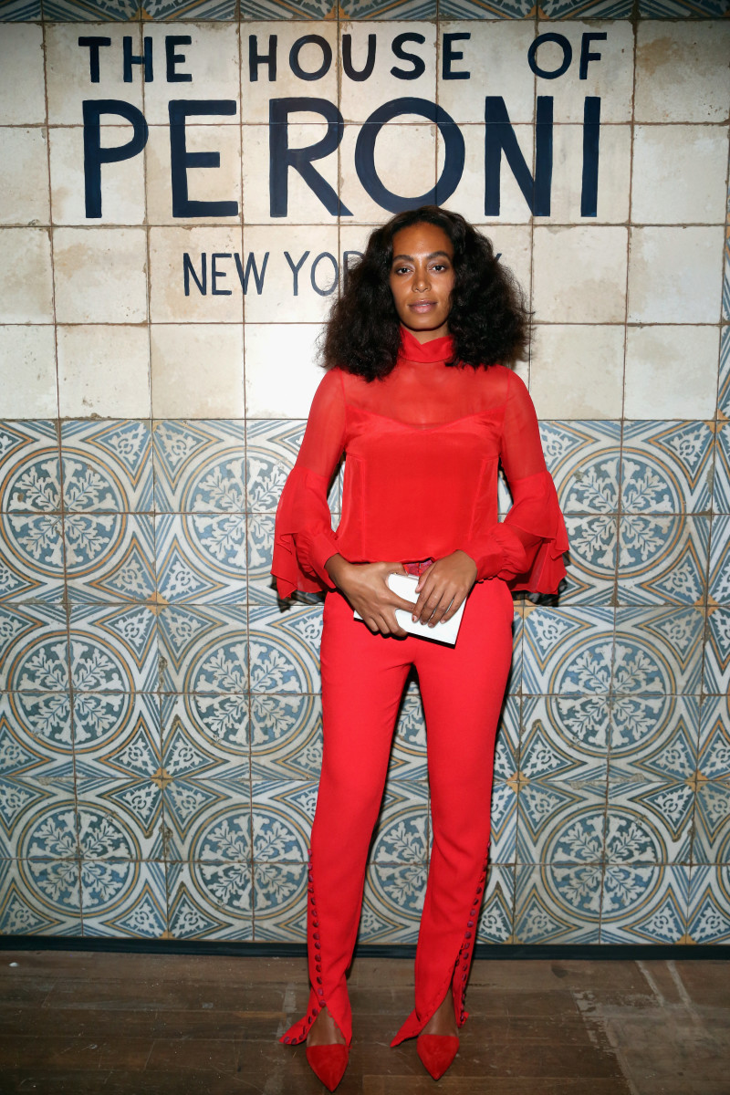 Solange Knowles at The House of Peroni Opening Night. Photo Sylvain Gaboury/Patrick McMullan/Getty Images