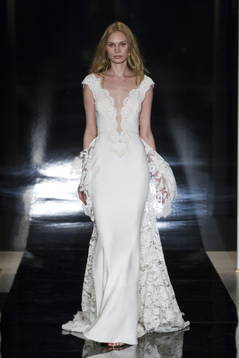 A look from the Reem Acra spring '17 bridal collection. Photo: Reem Acra