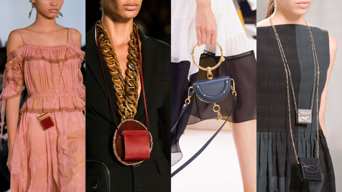 From left: Valentino, Givenchy, Chloe and Valentino. Photos: Imaxtree