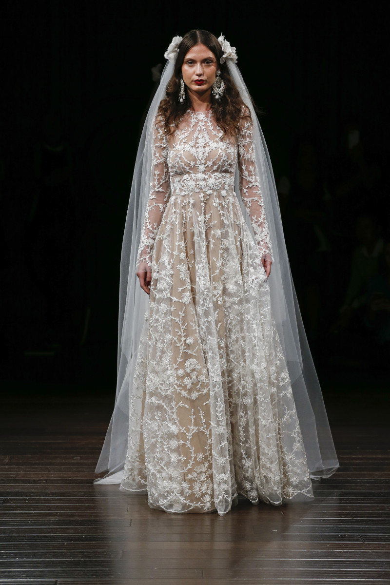 A look from the Naeem Khan fall 2017 bridal collection. Photo: Courtesy