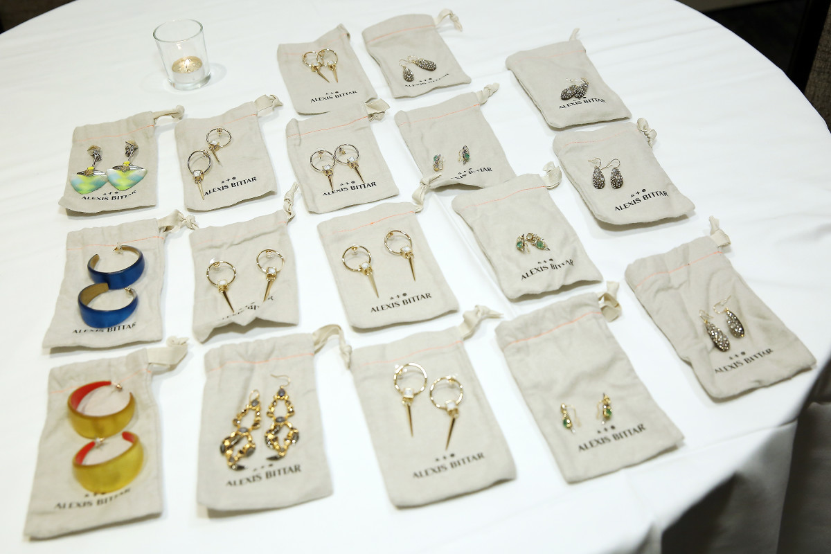 Alexis Bittar jewelry on display in New York City. Photo: Monica Schipper/Getty Images
