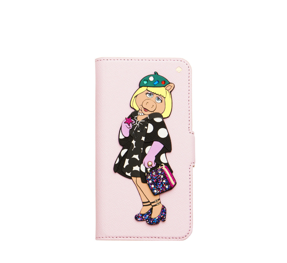 The Kate Spade New York x Miss Piggy phone case. Photo: Courtesy
