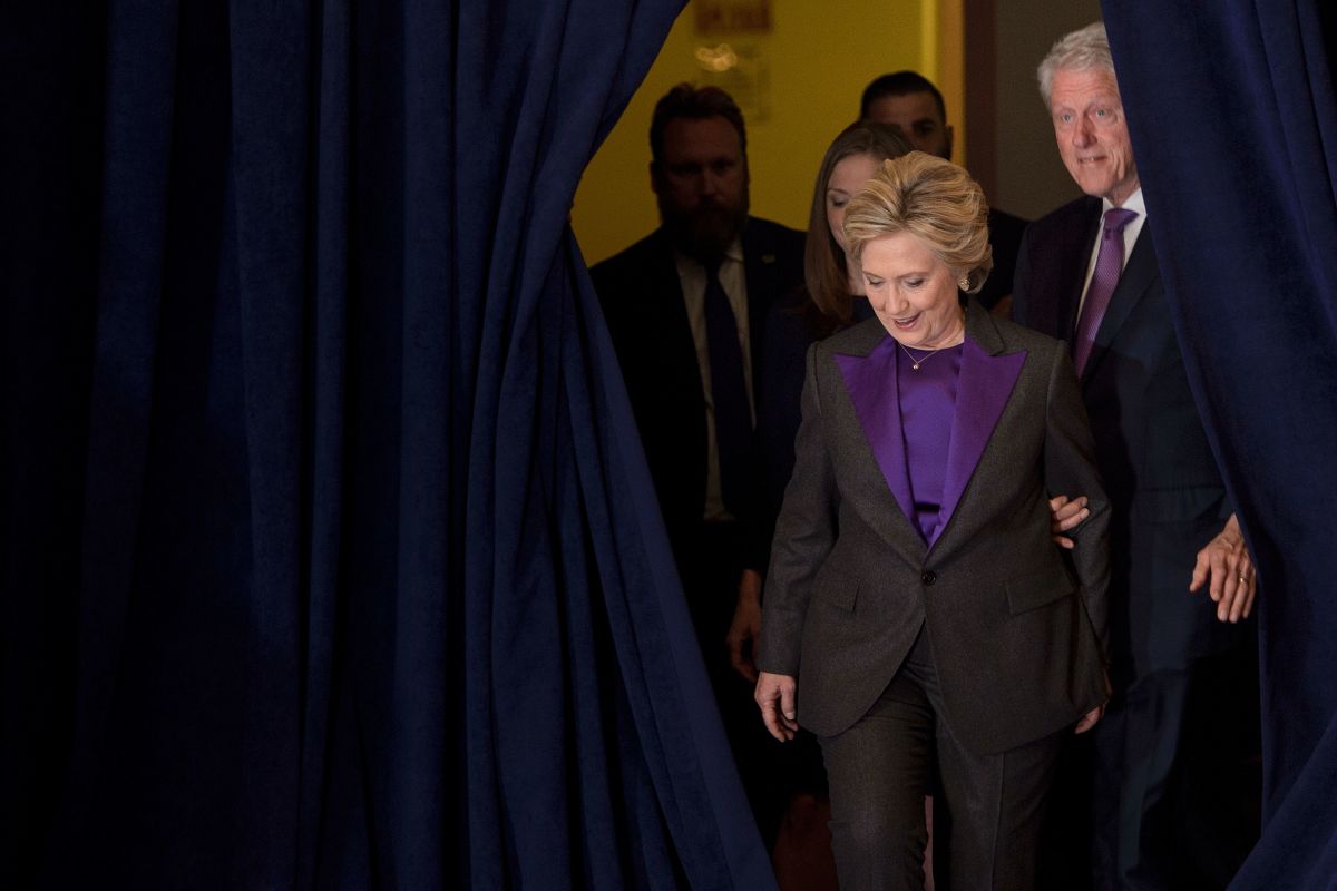 Hillary Clinton in New York City on Wednesday. Photo: Brandan Smialowski/AFP/Getty Images