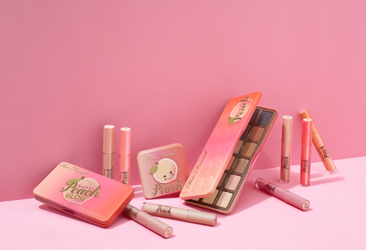 Too Faced's Sweet Peach collection. Photo: Courtesy of Too Faced