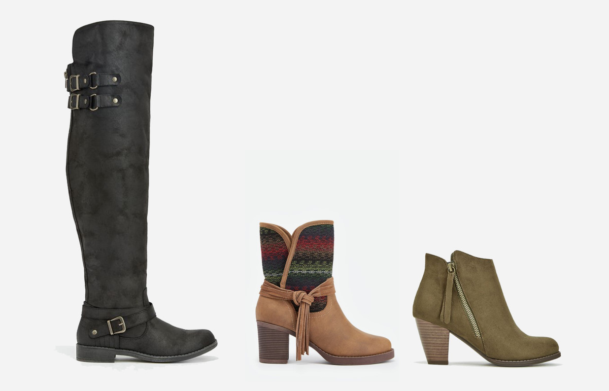 justfab boots 2 for 39.95