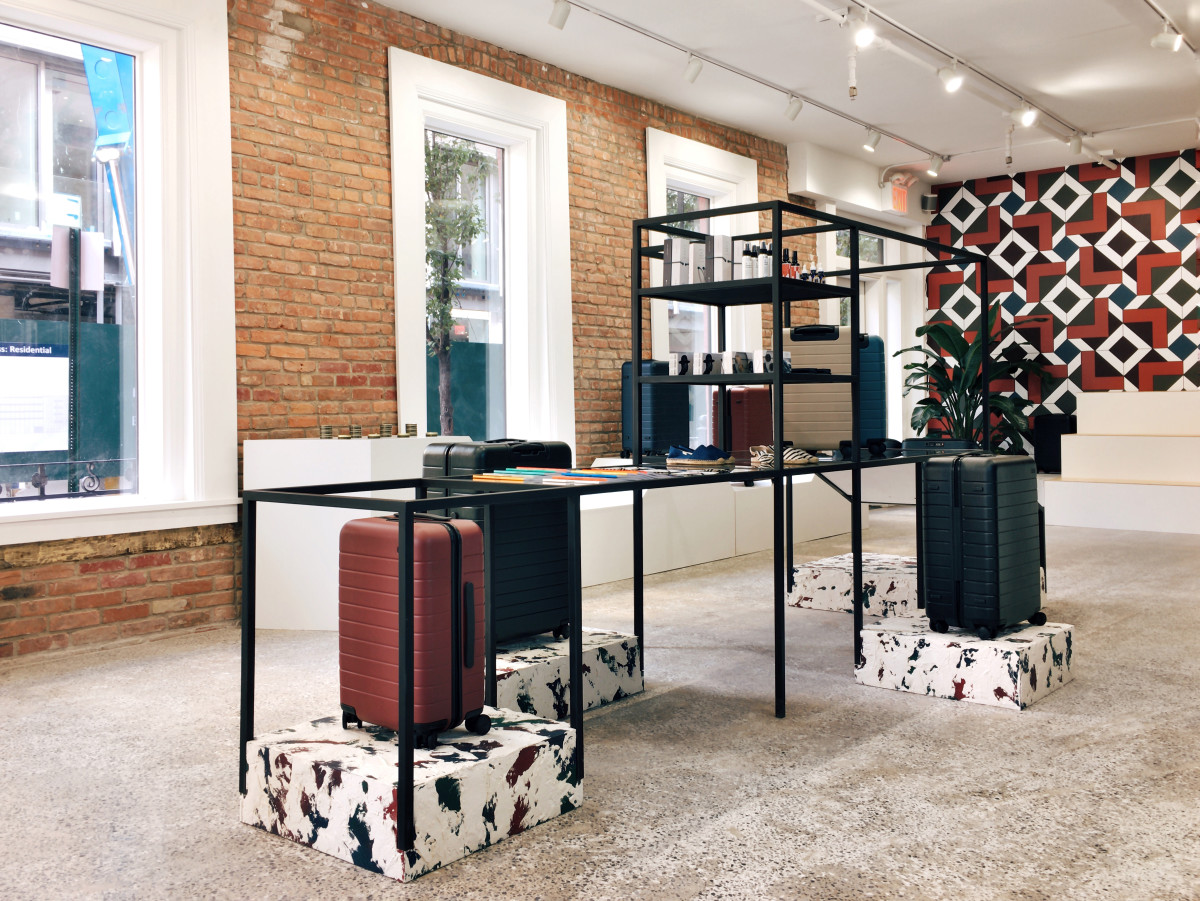 Inside Away's SoHo boutique. Photo: Ben Wagner/Courtesy of Away
