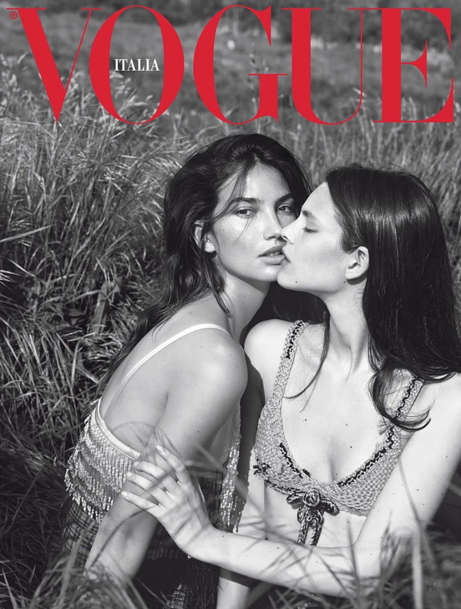 Lily Aldridge, one of Chiesi's clients, on the cover of "Vogue" Italia. Photo: "Vogue" Italia