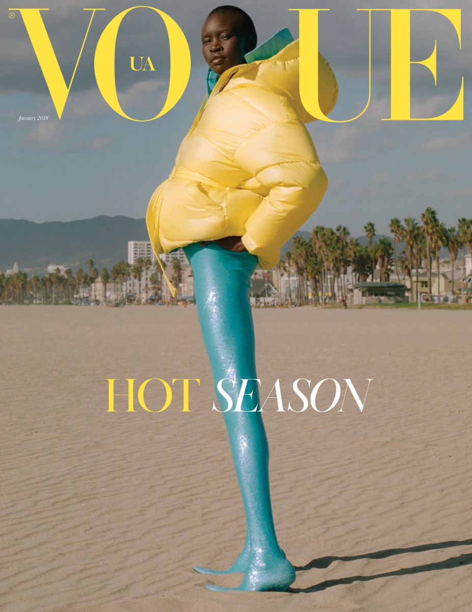 Alex Wek, one of Chiesi's clients, on the cover of "Vogue" Ukraine. Photo: "Vogue" Ukraine