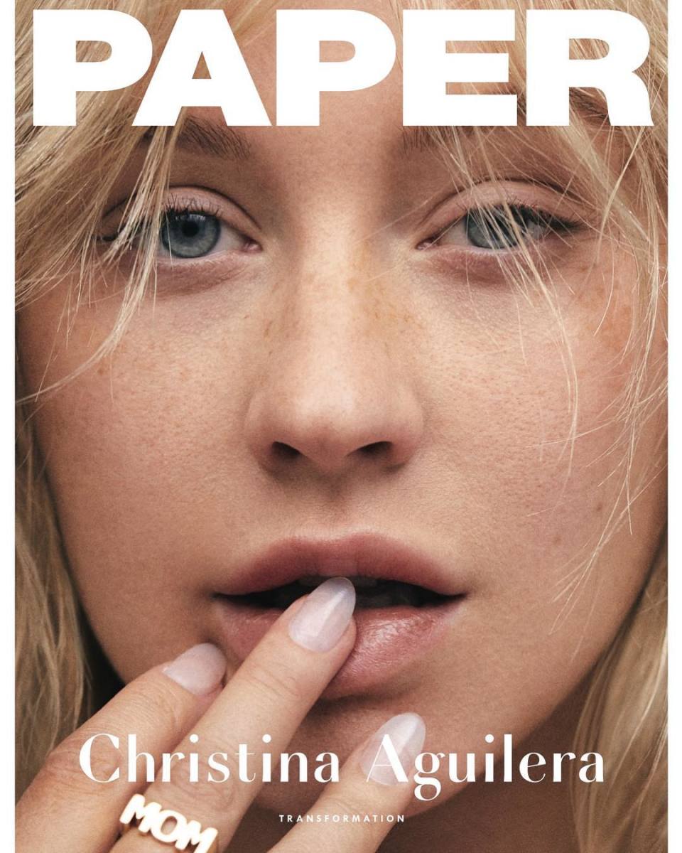 Christina Aguilera on the cover of 'Paper.' Photo: Zoey Grossman