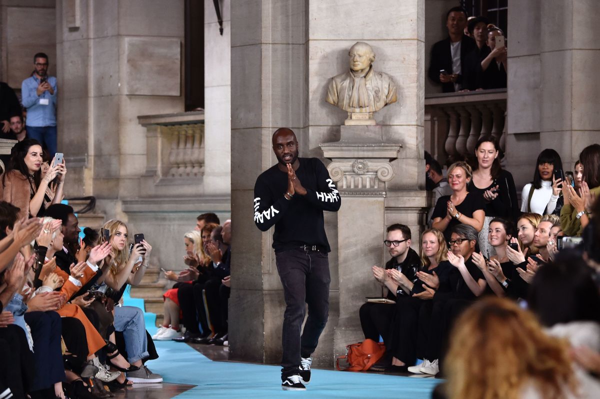 Virgil Abloh during the finale off Off-White's Spring 2017 runway show during Paris Fashion Week Photo: Alain Jocard/AFP/Getty Images
