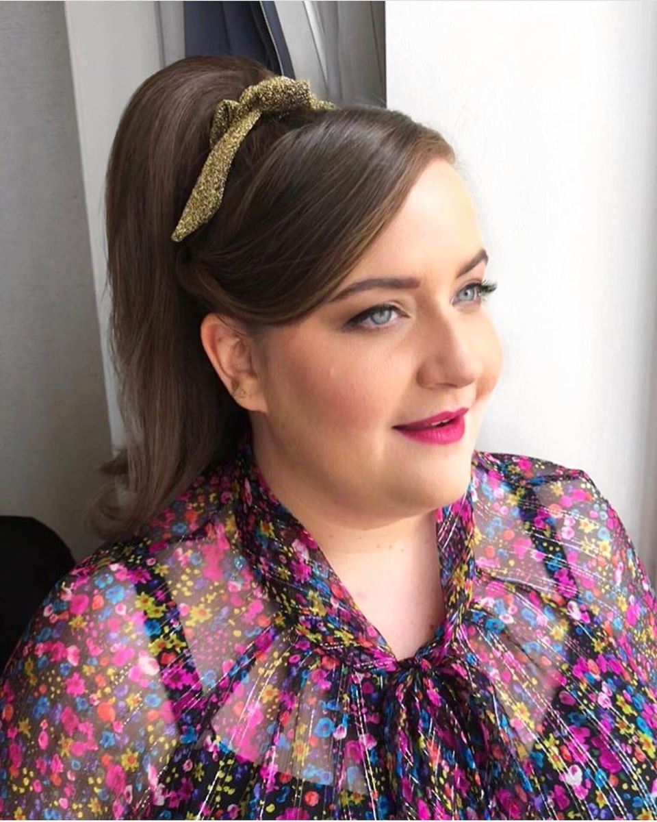Aidy Bryant in Chicago for "I Feel Pretty" press tour. Photo: @aidybryant/Instagram