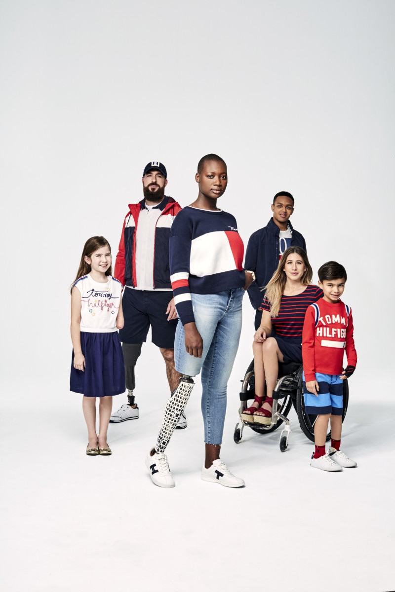 Tommy Hilfiger Spring 2018 adaptive collection campaign. Photo: Tommy Hilfiger