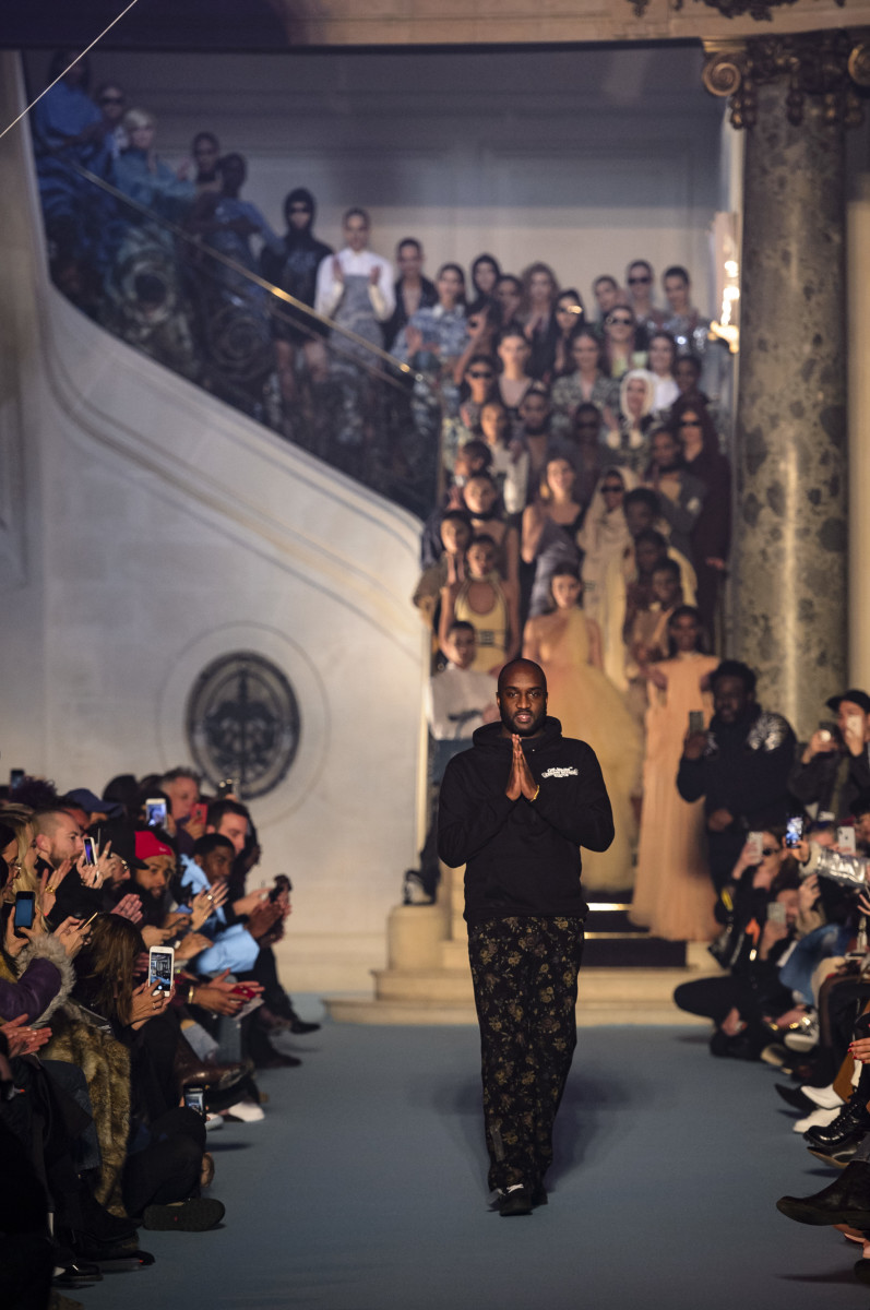 The Off-White Fall 2018 finale in Paris. Photo: Imaxtree